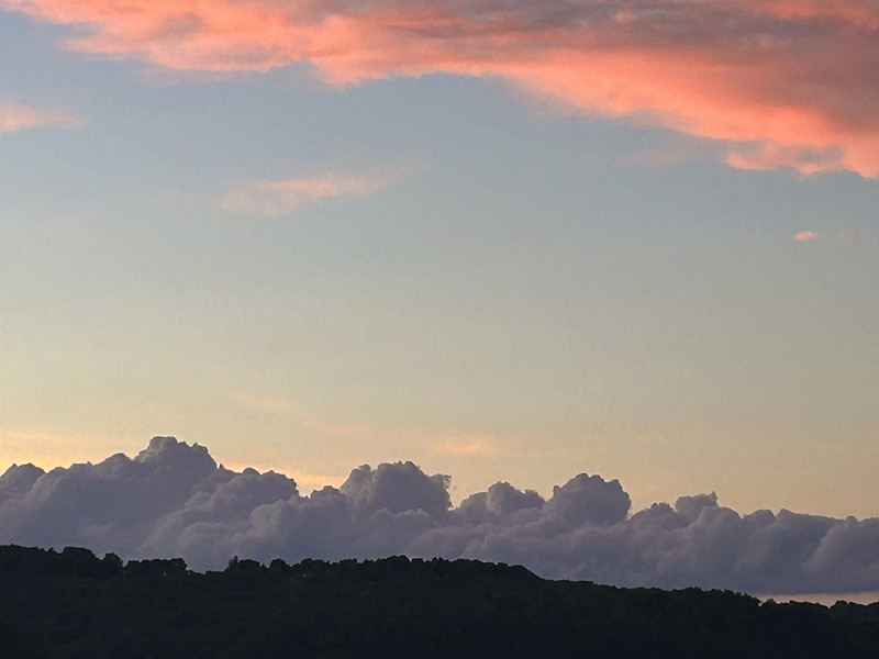 Sunset Over the Lake