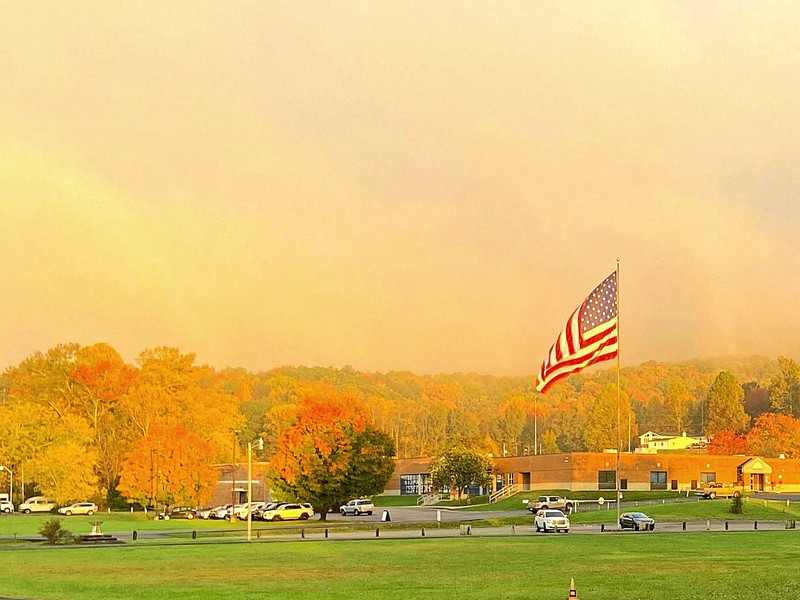 Flag on a Golden Morning