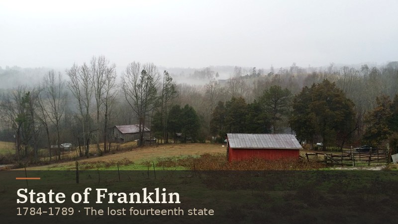 The Lost State of Franklin (1784–1789) — illustration