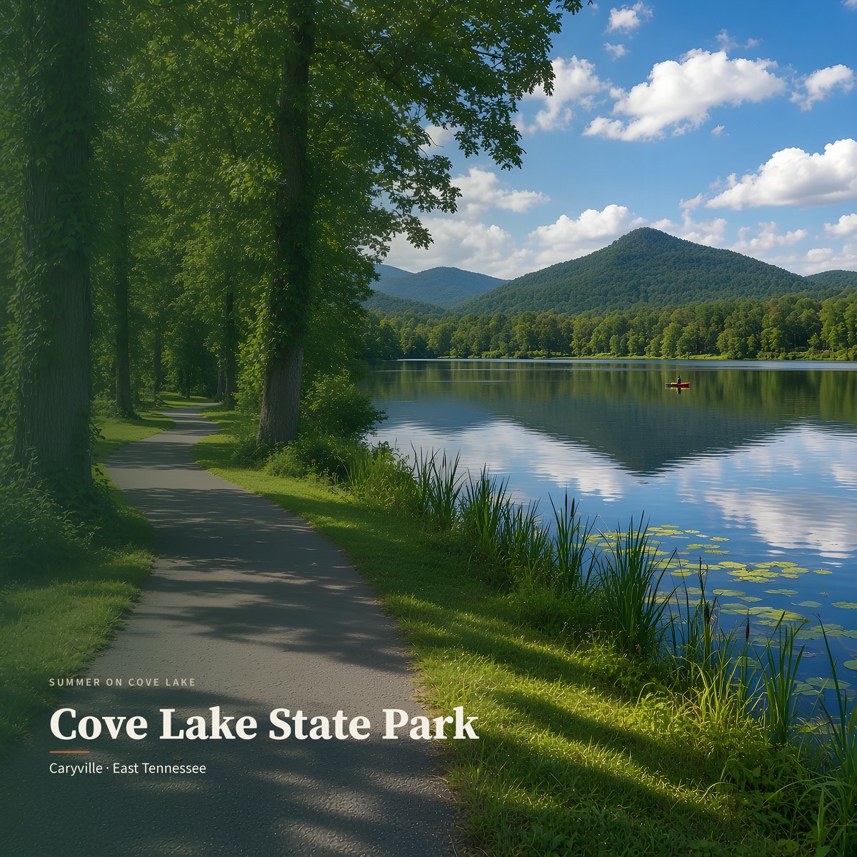 Cove Lake State Park summer poster