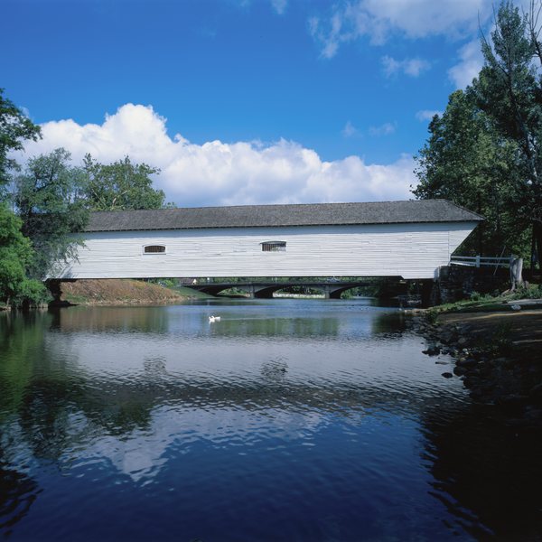 Doe River Covered Bridge — no title — Carter County poster