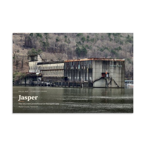 Hales Bar Dam powerhouse — near Jasper poster