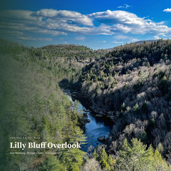 Lilly Bluff Overlook — Wartburg poster