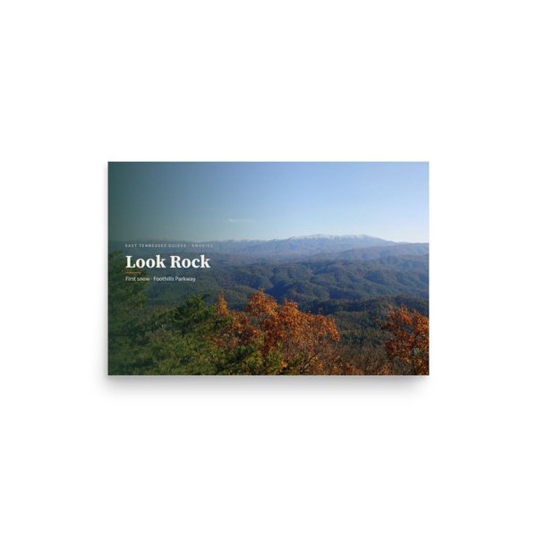 Look Rock — Foothills Parkway West poster