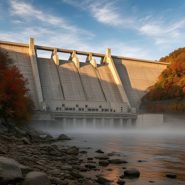 Norris Dam, Clinch River — no title poster