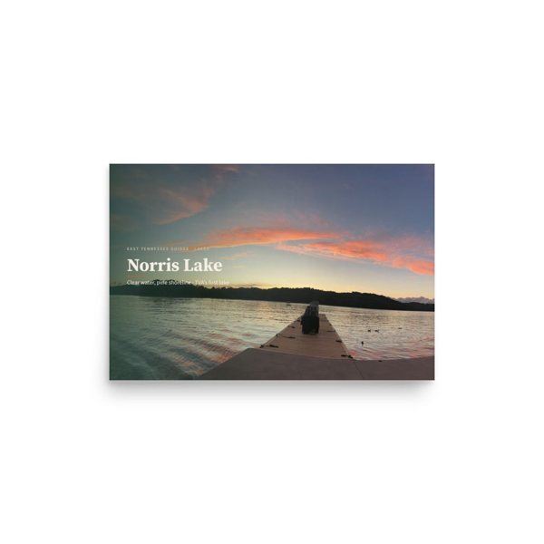 Norris Lake — Anderson & Campbell counties poster