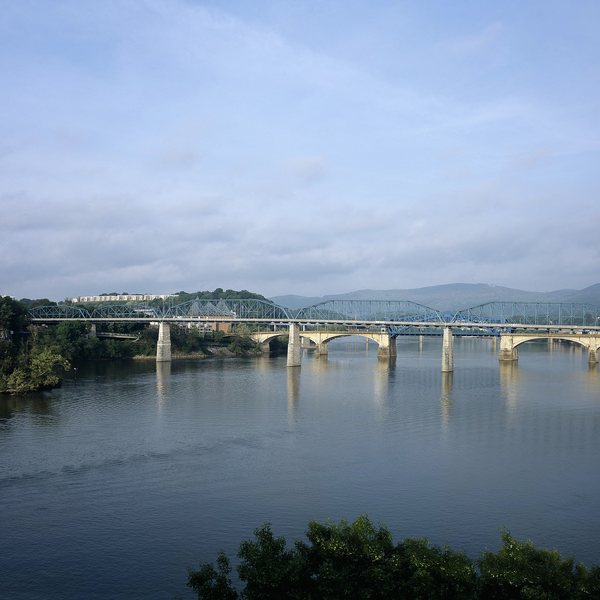Walnut Street Bridge — no title — Hamilton County poster
