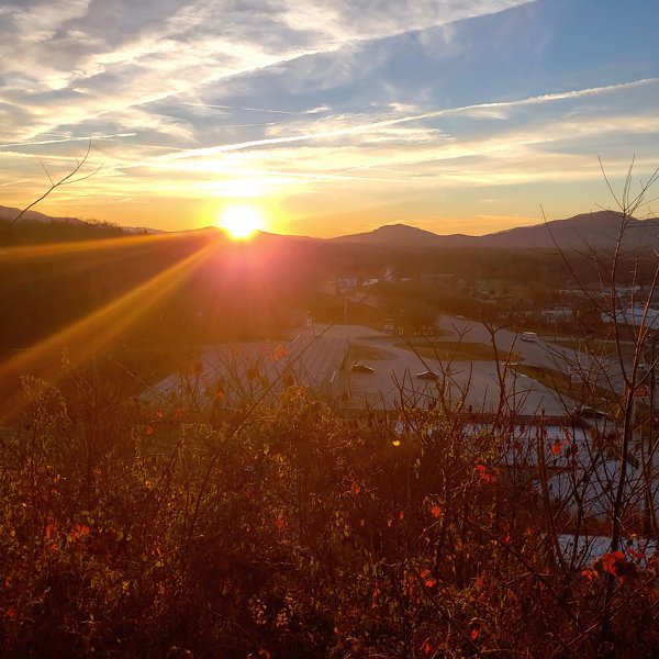Wartburg December Sunrise — no title — Wartburg poster