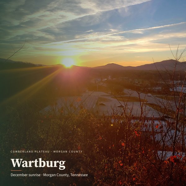 Wartburg December Sunrise — Wartburg poster