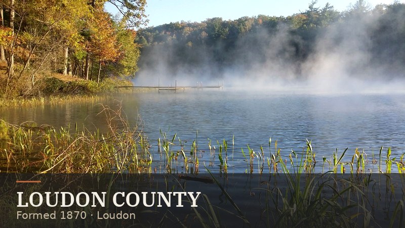 Loudon County — formed 1870, seat Loudon