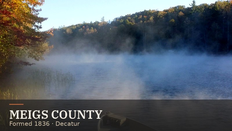 Meigs County — formed 1836, seat Decatur