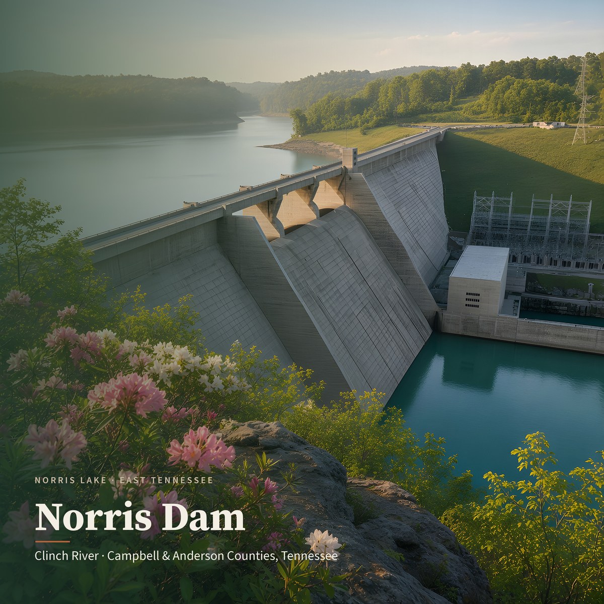 Norris Dam — Clinch River, East Tennessee poster