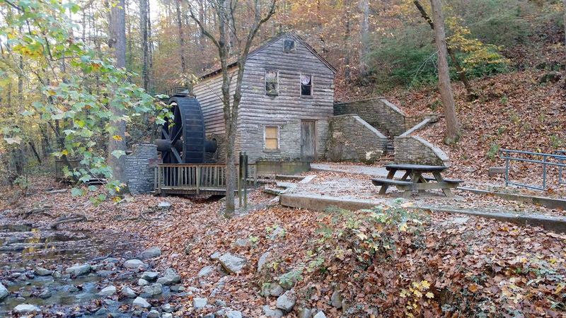 Autumn grist mill, Norris