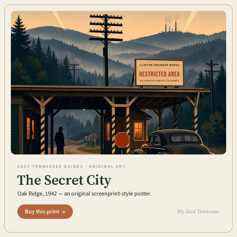 Oak Ridge: The Secret City — My East Tennessee poster