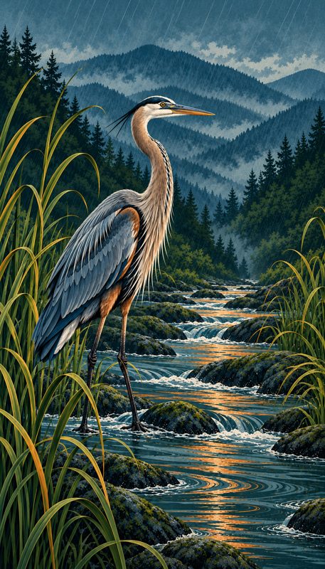 Storm Heron — East Tennessee — My East Tennessee poster